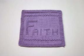 faith dishcloth pattern