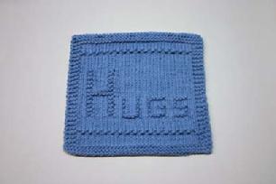 hugs dishcloth pattern