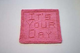 your day dishcloth pattern