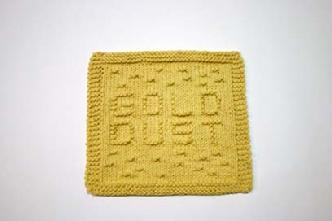 gold dust dishcloth pattern