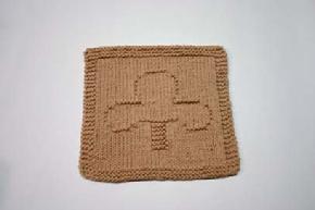 clubs dishcloth pattern