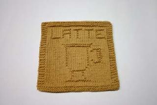 latte dishcloth pattern